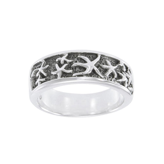 Starfish Sterling Silver Ring TR3329 - peterstone.dropshipping