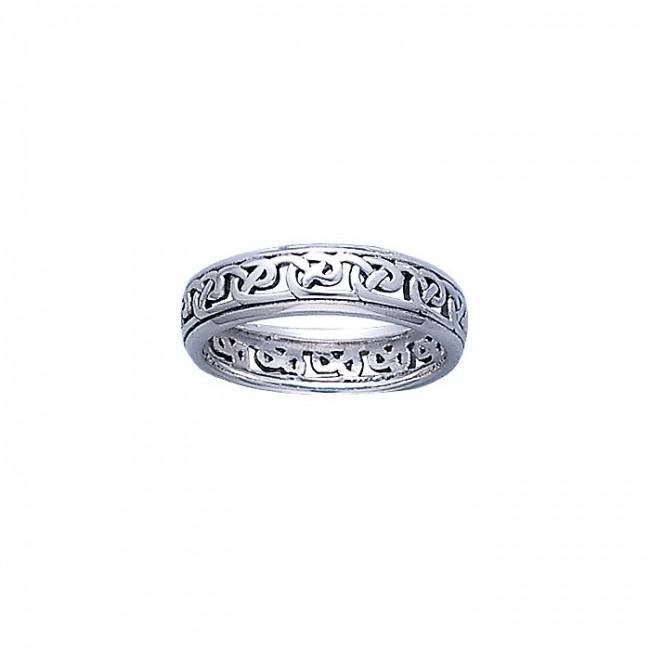 Celtic Knotwork Silver Ring TR3450