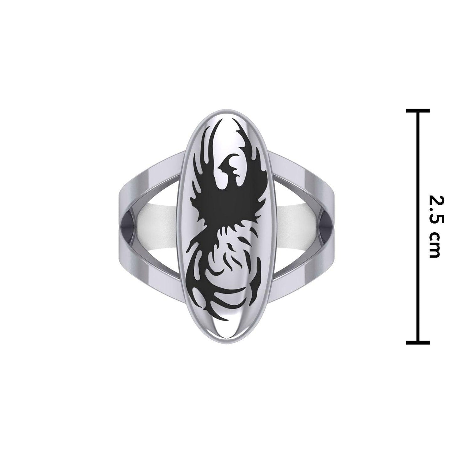 Take your inspiration from the legendary phoenix ~ Silver Ring TR3583