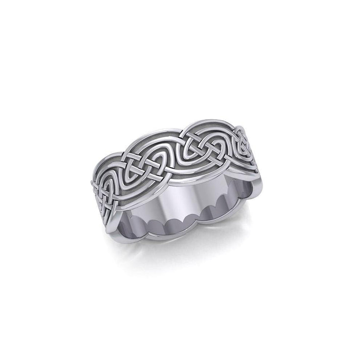 A touch of eternity ~ Celtic Knotwork Sterling Silver Ring TR359 Ring