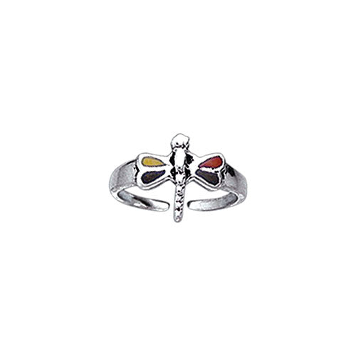 Dragonfly Silver Toe Ring TR3729