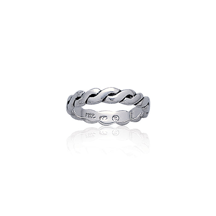 Celtic Knotwork Silver Ring TR374 Ring
