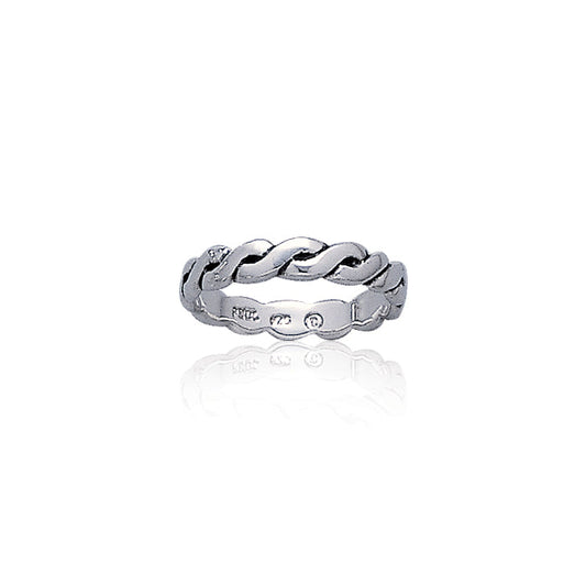 Celtic Knotwork Silver Ring TR374 Ring