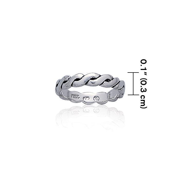 Celtic Knotwork Silver Ring TR374 Ring
