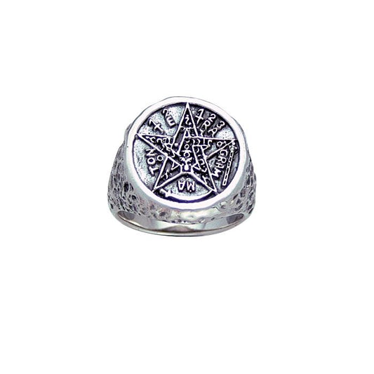 Seal of Solomon Silver Ring TR3767