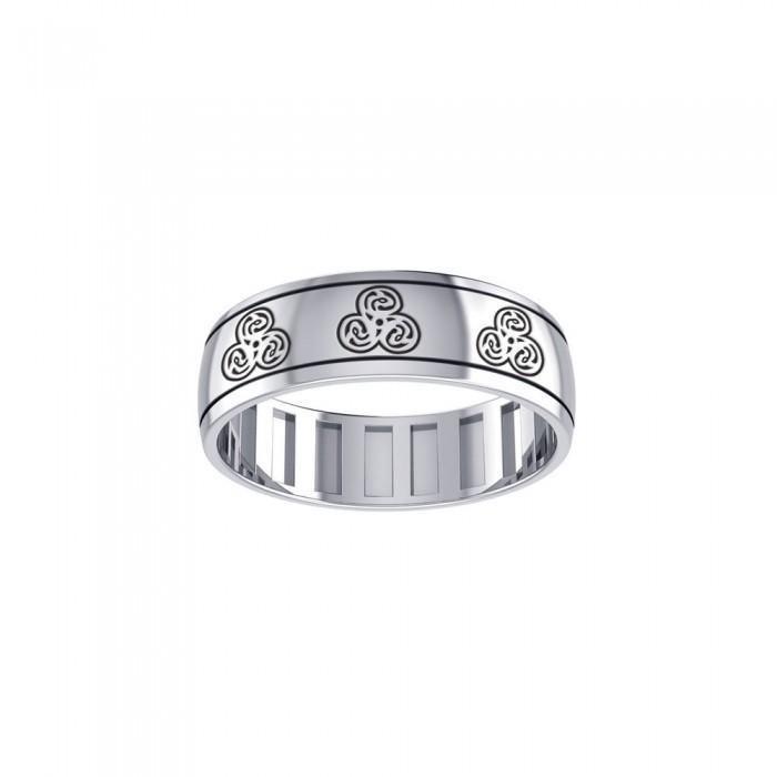 Dragon Triskele Spinner Ring TR3782