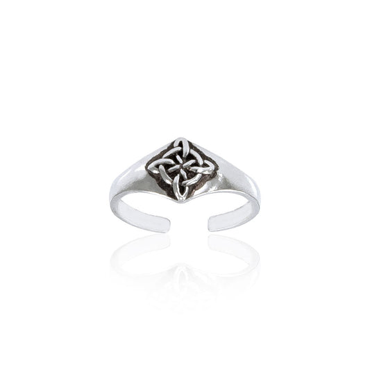 Celtic Four Point Quaternary Knot Silver Toe Ring TR3791 Toe Ring
