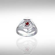 Choku Rei Reiki ~ Sterling Silver Ring with Gemstone TR3794 Ring