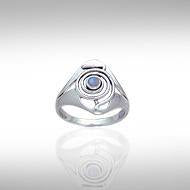 Choku Rei Reiki ~ Sterling Silver Ring with Gemstone TR3794 Ring