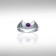 Blue Moon Silver Ring TR3795 Ring