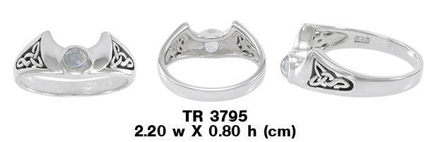 Blue Moon Silver Ring TR3795 - peterstone.dropshipping