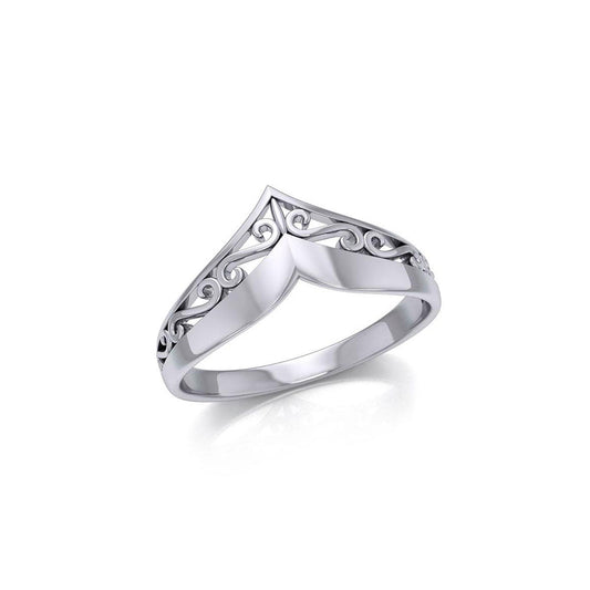 Celtic Knotwork Sterling Silver Ring TR417