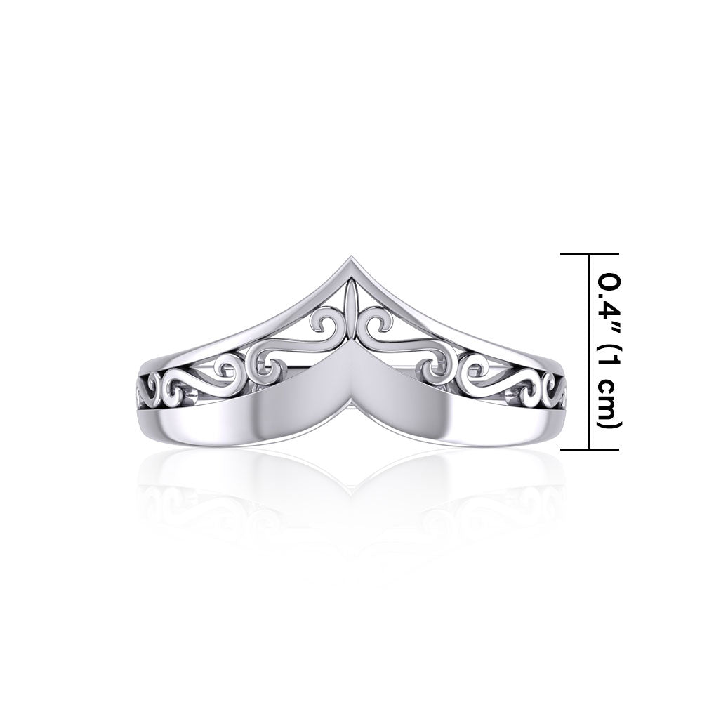 Celtic Knotwork Sterling Silver Ring TR417 Ring
