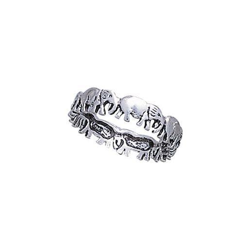 Elephant Parade Silver Ring TR523 - Wholesale Jewelry
