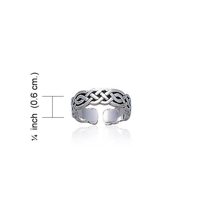 Celtic Knotwork Sterling Silver Toe Ring TR606 Toe Ring