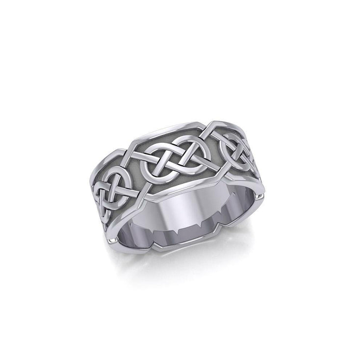 An immeasurable faith ~ Sterling Silver Celtic Knotwork Ring TR623 Ring