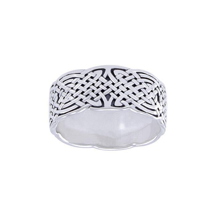 In the verge of an amazing story ~ Celtic Knotwork Sterling Silver Ring TR671 Ring