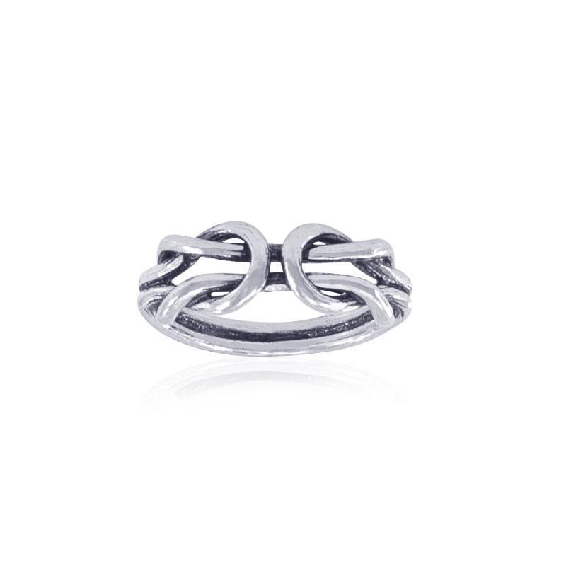 Celtic Knot Work Sterling Silver Ring TR722 Ring