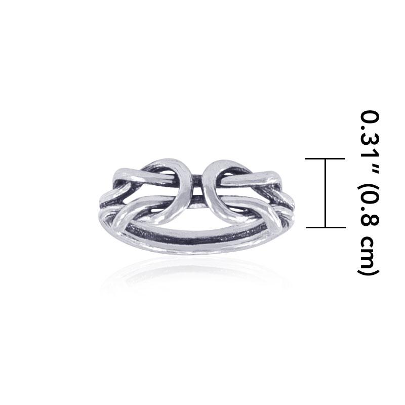 Celtic Knot Work Sterling Silver Ring TR722 Ring