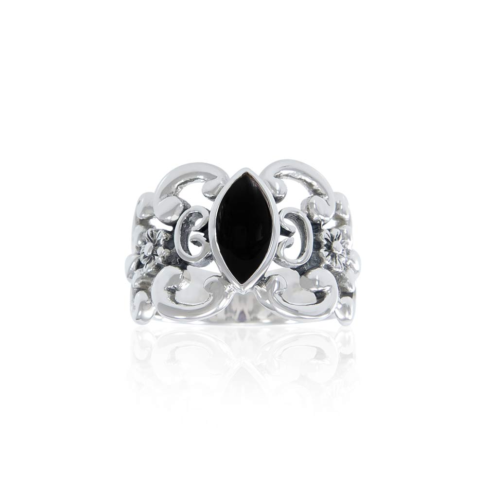 Flower Gemstone Ring TR754 Ring