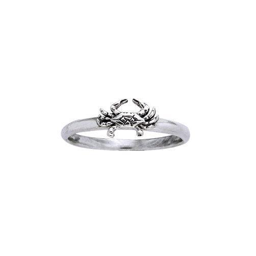 Silver Crab Ring TR812 - peterstone.dropshipping