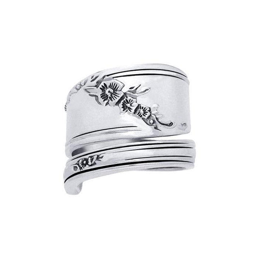 Silver Spoon Ring TR835 - Wholesale Jewelry