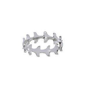 Whale Tail Sterling Silver Ring TR971 - Wholesale Jewelry