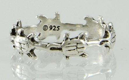 Turtle Silver Ring TRI2107 - peterstone.dropshipping