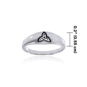 Triquetra Silver Ring TRI063 Ring