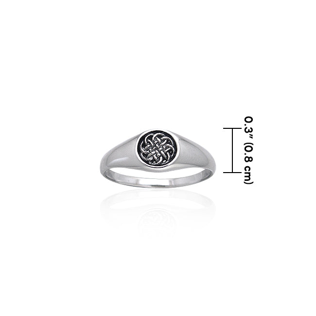 Celtic Knotwork Sterling Silver Toe Ring TRI066 Ring