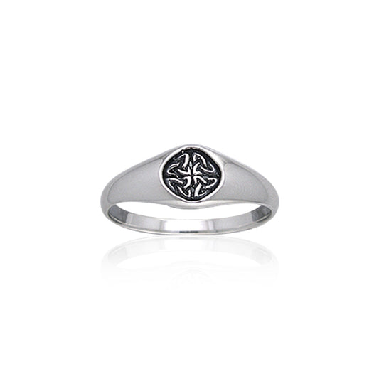 Celtic Knotwork Trinity Sterling Silver Ring TRI068 Ring