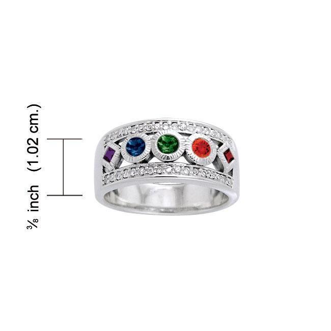 Believe in Your Sign Gemstone Ring TRI1053 Ring