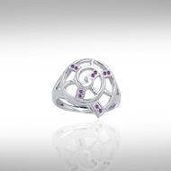 Nautilus Shell Filigree Ring TRI1055 Ring