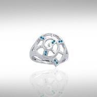 Nautilus Shell Filigree Ring TRI1055 Ring
