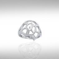 Nautilus Shell Filigree Ring TRI1055 Ring
