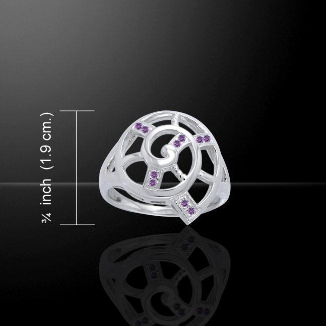 Nautilus Shell Filigree Ring TRI1055