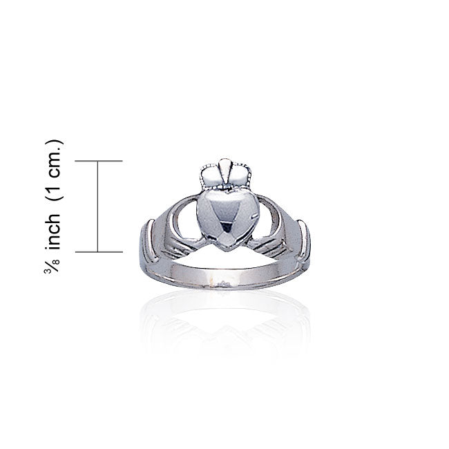 Irish Claddagh Silver Ring TRI1071 Ring