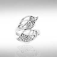 Flower and Leaf TRI1075 Ring