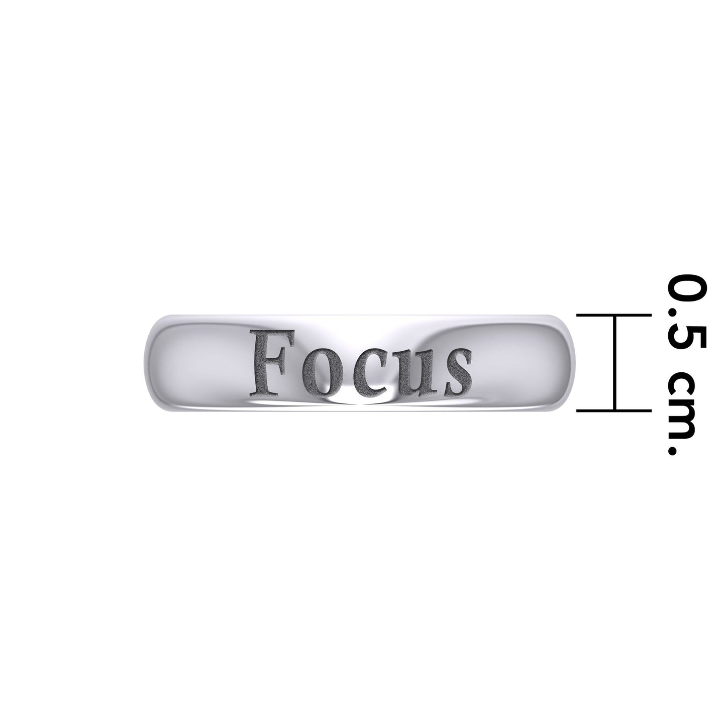 Focus Silver Band Ring TRI1097