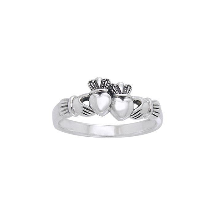 Two hearts beat as one ~ Irish Claddagh Ring TRI1115 Ring