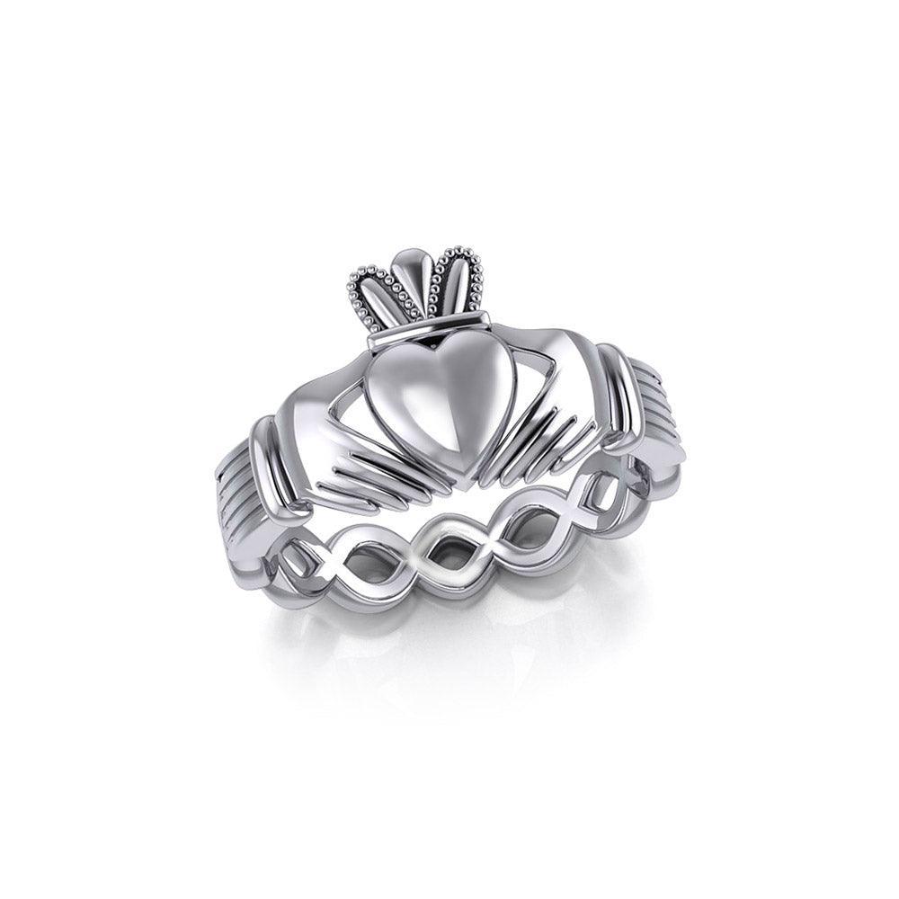 Infinity Claddagh Ring TRI1116 Ring