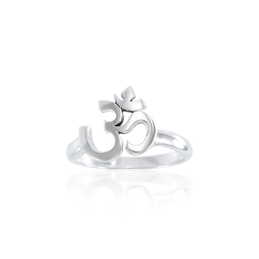 OM Expression of Spiritual Perfection TRI1218 Ring