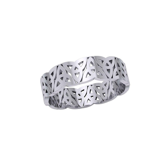 Celtic Trinity Knot Silver Ring TRI1317 - peterstone.dropshipping