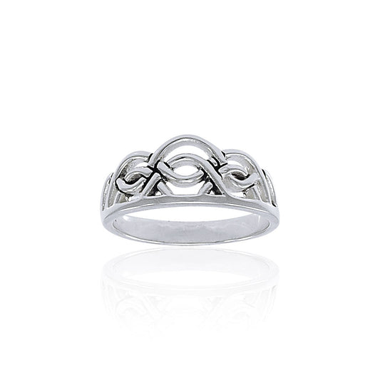 Celtic Knot Crown TRI1340 Ring