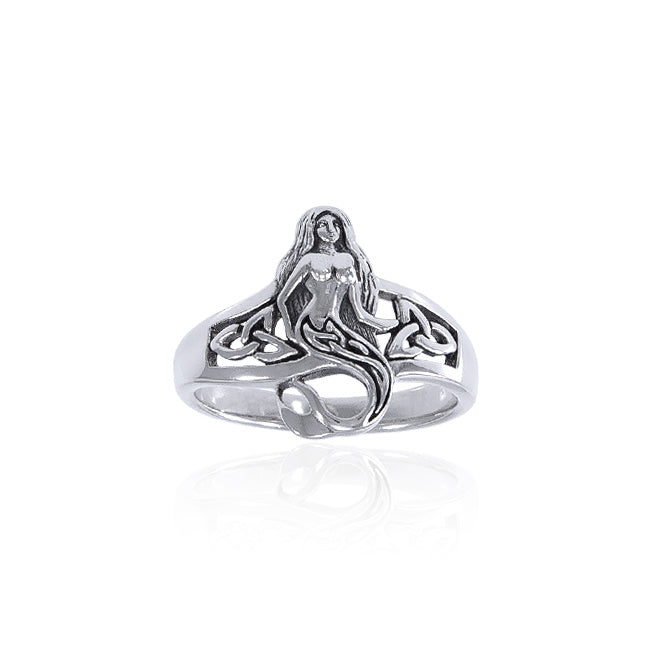 Celtic Mermaid Ring TRI1472 Ring