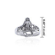 Celtic Mermaid Ring TRI1472 Ring