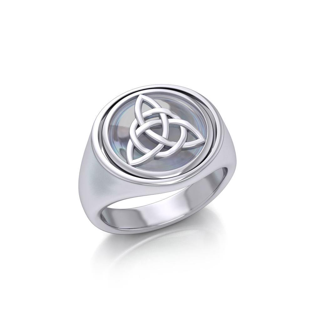 Celtic Triquetra Flip Ring TRI151 Ring