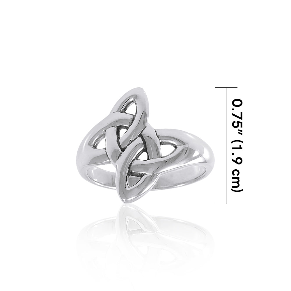 Celtic Knot Sterling Silver Ring TRI1553 Ring