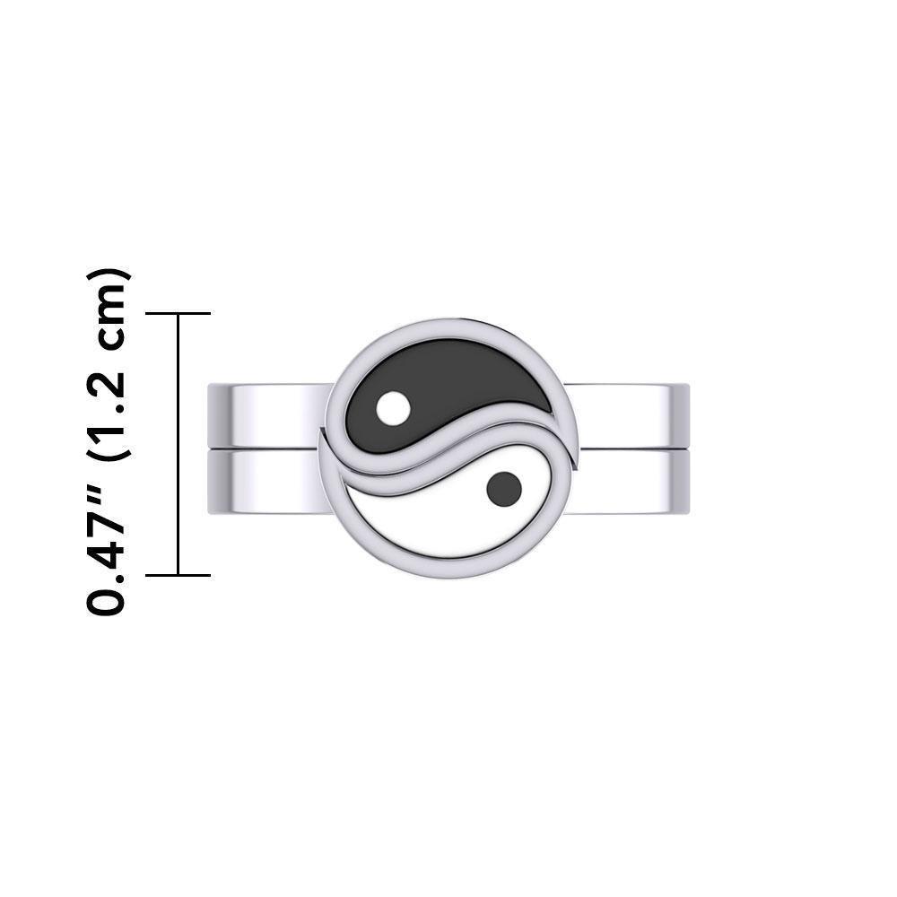 Yin Yang Love Silver Commitment Ring TRI1940 Ring