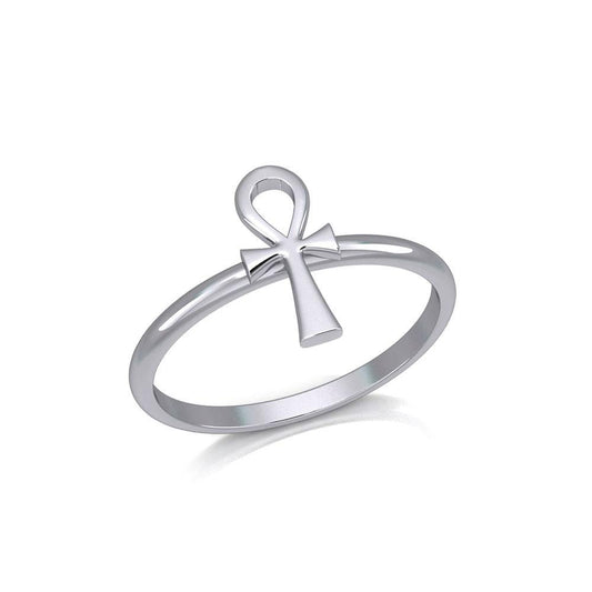 Egyptian Ankh Silver Ring TRI2055 Ring
